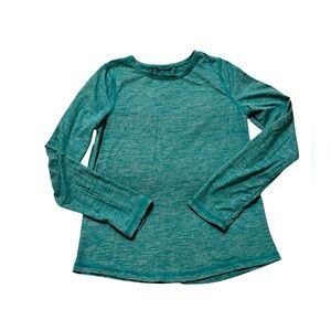 Jumping Beans Active Girls Long-Sleeve Tee, Teal, Size 12